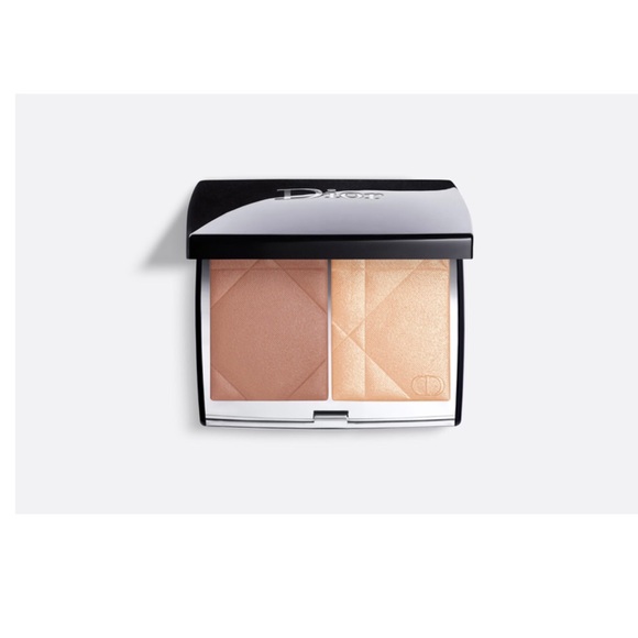 New in box Dior Dual-Tone Bronzer and Highlighter Palette - Brown and Gold - Picture 1 of 2